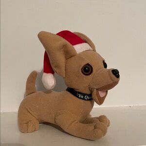 Vintage YO QUIERO TACO BELL Christmas Dog Plushie